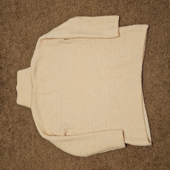 Zara Chunky Cotton Knit Turtleneck Sweater, size small - Picture 3 of 9
